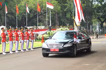 Toàn cảnh lễ đón chính thức Tổng Bí thư Nguyễn Phú Trọng tại Indonesia