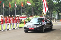 Toàn cảnh lễ đón chính thức Tổng Bí thư Nguyễn Phú Trọng tại Indonesia