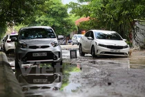 Ám ảnh đường phố thành sông khi mưa trong KĐT Đông Nam Trần Duy Hưng