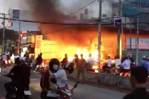 Hé lộ nguyên nhân cháy trạm xăng tại TP HCM