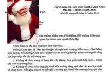 “Ông già Noel” suýt bị “cấm cửa” ở trường học huyện Nhà Bè