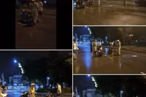 Bình Định: CSGT té ngửa khi giằng co với thanh niên là do trượt chân