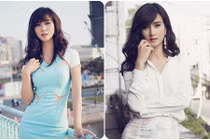 "Gái một con" Kim Tuyến đẹp kiêu sa giữa phố đông