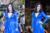 Đinh Y Nhung bất ngờ hóa bà hoàng trên thảm đỏ 