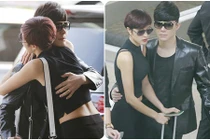 Nathan Lee công khai tình tứ Phương Mai ở sân bay