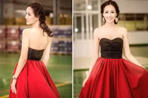 Hoa hậu Mai Phương Thúy khoe vai trần quyến rũ
