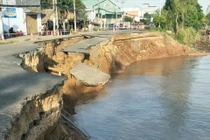 Chi 24 tỷ đồng ngân sách xử lý sạt lở quốc lộ 91