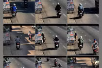 CSGT Quảng Ngãi quyết xóa điểm đen bởi xe ngược chiều trên QL 1A