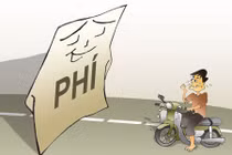 Tạm dừng thu phí đường bộ với xe máy từ ngày 1/1/2016