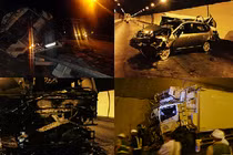 Liên tục tai nạn trong hầm Hải Vân