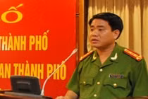 Ảnh ấn tượng của tướng Chung khi còn làm Giám đốc CA Hà Nội