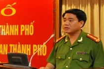 Ảnh ấn tượng của tướng Chung khi còn làm Giám đốc CA Hà Nội
