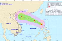 Bão số 4 đã đi vào biển Đông, tâm bão gió giật cấp 14