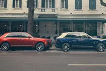 Bộ đôi Rolls-Royce Cullinan gần 100 tỷ trên phố Hà thành
