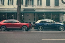 Bộ đôi Rolls-Royce Cullinan gần 100 tỷ trên phố Hà thành