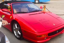 Siêu xe Ferrari F355 Spider nhập lậu lăn bánh tại Hải Phòng