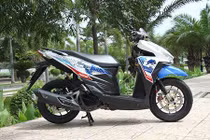 Xe ga Honda Click 125i độ "siêu chất" tại Sài Gòn