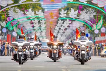 Gần 100 môtô Harley-Davidson ra mắt Clb HD - TP HCM 