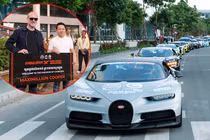 Dàn siêu xe trăm tỷ của đại gia Campuchia đón nhà sáng lập Gumball 3000