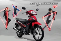 "Thét giá" từ 18,6 triệu - Honda Blade 110 mới có gì?