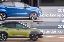 Honda HR-V và Hyundai Kona "hạ bệ" Ford Ecosport 