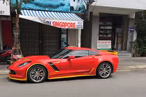Chevrolet Corvette C7 Z06 tiền tỷ đỏ rực tại Nha Trang