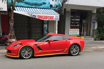Chevrolet Corvette C7 Z06 tiền tỷ đỏ rực tại Nha Trang