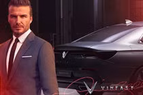 David Beckham là người đầu tiên trải nghiệm xe ôtô VinFast 
