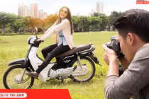 Chụp ảnh Honda, “cưới ngay” xe máy Honda bản đặc biệt