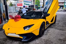 Lamborghini Aventador SV Roadster gần 40 tỷ rước dâu tại Đồng Nai