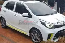 Kia Morning 2017 lộ "ảnh sống" tại Hàn Quốc