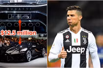 Cristiano Ronaldo tậu siêu xe Bugatti mới giá 437 tỷ đồng