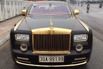 Nhìn lại loạt xe Rolls-Royce mạ vàng “biển khủng” tại VN