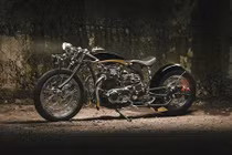 Xe môtô Yamaha XS650 độ phong cách máy hơi nước 