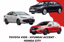 Honda City, Toyota Vios và Hyundai Accent - xe nào đang rẻ nhất?