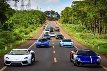 Dàn siêu xe trăm tỷ Car & Passion lăn bánh đến Tây Nguyên