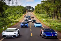 Dàn siêu xe trăm tỷ Car & Passion lăn bánh đến Tây Nguyên