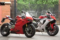 Xem Visordown so sánh Yamaha R1 và Ducati 1299 Panigale S