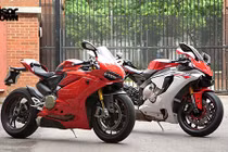 Xem Visordown so sánh Yamaha R1 và Ducati 1299 Panigale S