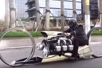 Siêu môtô TMC Dumont động cơ máy bay độc nhất thế giới 