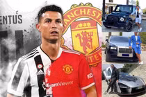 Ronaldo "quay xe", dàn ôtô triệu đô đổ bộ về Manchester United