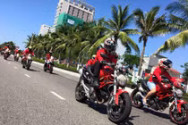 Dàn xe Ducati rầm rộ “xuất trận” tại đại hội môtô Đà Nẵng