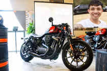 Minh Nhựa tậu Harley-Davidson 883 cafe racer giá 469 triệu đồng