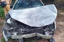 Cận cảnh chiếc Audi TT tông chết 3 người ở Bắc Giang