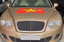 Xe sang Bentley cũ giá chỉ hơn 3 tỷ cổ vũ tuyển Việt Nam