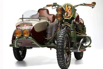 Ngắm Sidecar 3 bánh Ural phong cách steampunk "kịch độc"