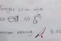 Để lại mẩu giấy note cho bệnh nhân, nữ y tá khiến bệnh nhân “tái mặt”