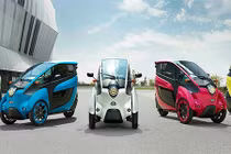 Cận cánh “xế xanh, hàng độc” 3 bánh Toyota i-Road EV 