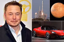 Elon Musk sắp đưa ôtô điện Tesla Roadster vào vũ trụ