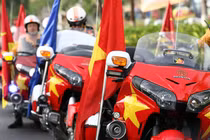 Dàn "xế khủng" tụ họp mừng sinh nhật 61 năm CLB môtô Hà Nội